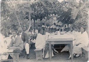 Wedding of one of the malagasy pupil of the mission in Madagascar