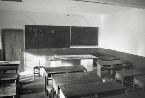 Classroom in school Paul Minault in Antananarivo, Madagascar