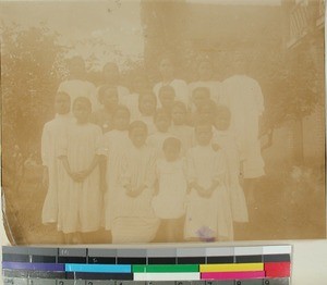 School children, Betafo, Madagascar, 1914