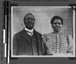 The evangelist Josef Mtombeni and his wife, South Africa East