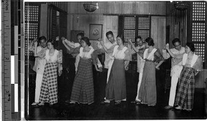 Visayan dance, Manila, Philippines, August 1928