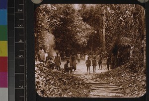 Site of bush school, Sierra Leone ca. 1927-28