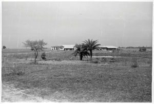 Amnura, East Pakistan (from 1971 Bangladesh). Dispensary/pharmacy and missionary apartments, 19