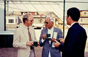 Kathmandu, Nepal. The 35th Anniversary of UMN, 1989. DSM Secretary General and Vice President o