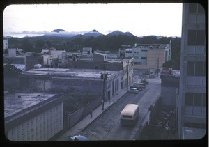 city street and buildings