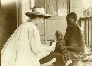 Day nursery, in Gabon