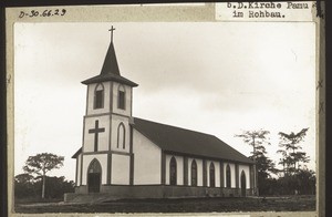 Die fertige Kirche in Pamu