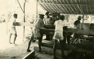 Carpentry, in Oyem, Gabon