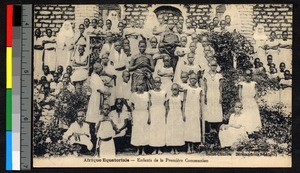 Children at their first communion, French Equatorial Africa, ca.1920-1940