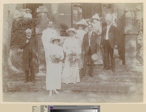 Wedding portrait, Blantyre, Malawi, ca.1915