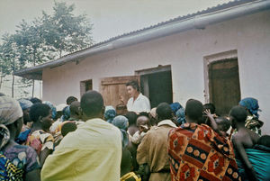 Missionary and Nurse, Anna Stubkjær Borg, sent by DMS to Tanganyika/Tanzania, 1951-82. Here she