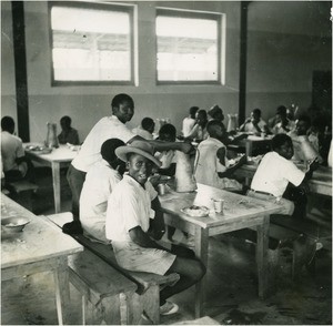 Restaurant for african workers in Douala, Cameroon