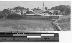 The Maryknoll compound at Dongzhen, China, 1929