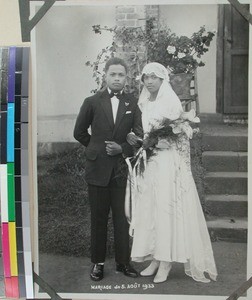 Fara and Bezaha's wedding, Antsirabe, Madagascar, 1933-08-05