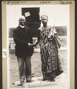 Rev. N. T. Clerk u. Omanhene Akpandja II of Buem