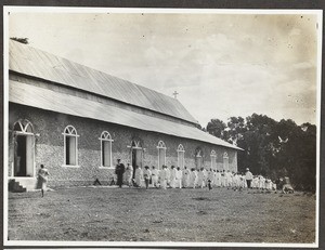 Procession of baptizands, Tanzania