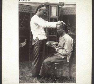 Barber in China