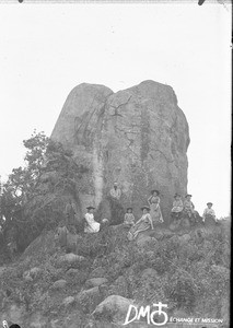 Rocky outcrop, Valdezia, South Africa, ca. 1896-1911