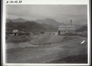 Two water-pumps near the silver works in Khitschung