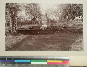 The Wilhelmsens' burial place, in the garden, Soavina, Madagascar, 1922-09-21