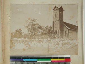 The old Antsirabe Church, Madagascar, ca.1900