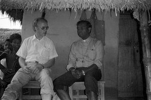 Bangladesh Lutheran Church/BLC, October 1991. Bishop Julius Paul from ELCM, Malaysia visiting B