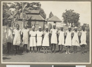 Hospital staff, Chogoria, Kenya, 1933