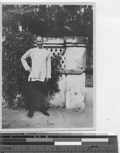 Chinese priest at Gaozhou, China, 1923