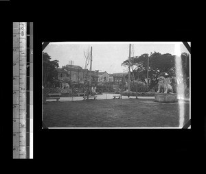 Public park, Shantou, Guangdong, China, ca.1921-1923