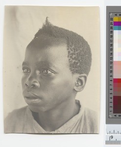 Head portrait of a Yao boy, Malawi, ca.1910