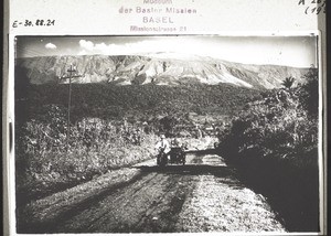 Cameroon Mountain as seen from the end of the road leading from Buea