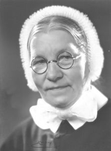 Missionary nurse Inger Marie Isaksen, India. Language studies Madras 1917-1918. Missionary in T