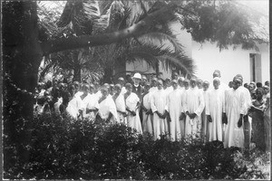 Christening, Mwika, Tanzania, ca. 1909-1914