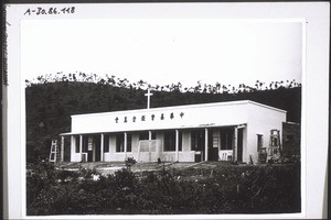 Neues Kirchlein der Hakka. Kirche in Tsyang-Theu vor d. Fertigstellung