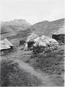 Traditional huts in the mountains