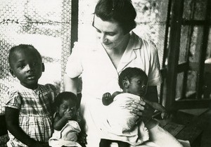 Day nursery, in Gabon