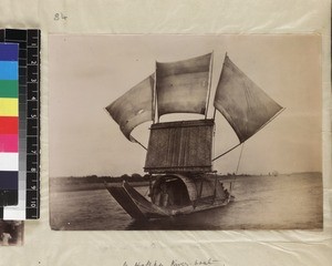 A Hakka river boat, China, ca. 1888-1906