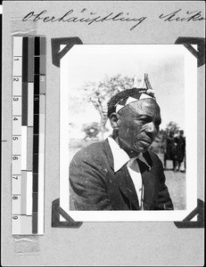 Chief Mukoma, Nyasa, Tanzania, 1936