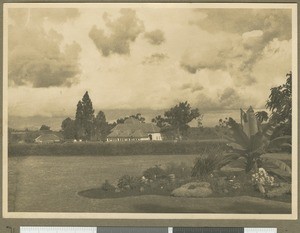 View from the garden, Chogoria, Kenya, ca.1930