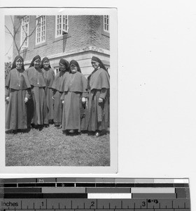 Maryknoll Sisters at regional meeting at Jiangmen, China, 1948