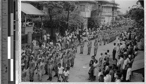 Military parade, Philippines, ca. 1920-1940