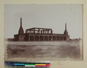 Prime Minister Rainiharo and his son Rainilaiarivony's tomb, Isotry, Antananarivo, Madagascar, 1901