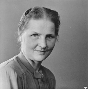 Missionary Petra Andersen née Nissen. Travelled to India October 1934. Married missionary Einar