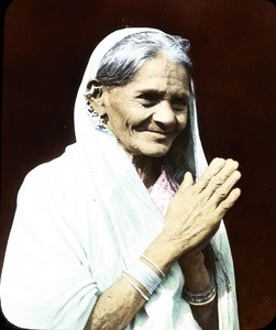 Older woman, India, ca. 1920