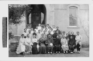 Participants in Methodist North China Women's Conference, China, 1905