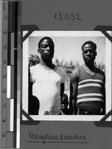 Wanyakyusa fellows, Tanzania, 1938-1939