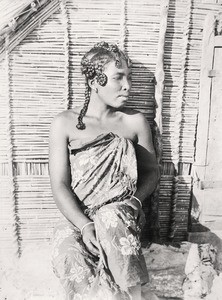 Sakalava woman, in Madagascar