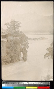 Elephant's trunk landmark, Sichuan, China, ca.1900-1920