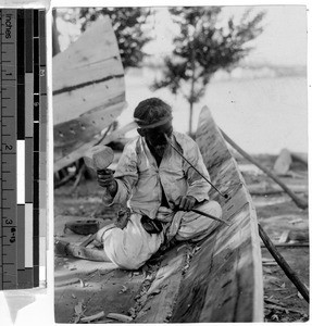 Korean boatbuilder, Korea, ca. 1920-1940