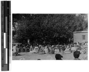 Congregation in Silo, South Africa East